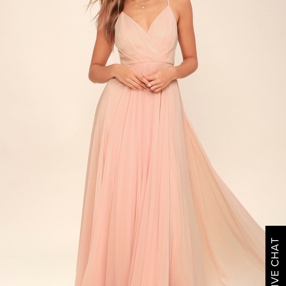 Lulus Dresses & Skirts - Blush maxi dress